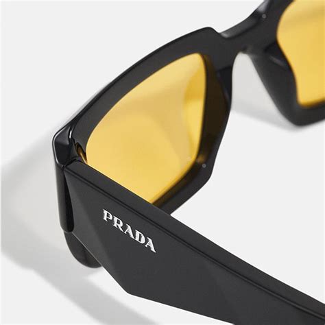prada yellow lens sunglasses